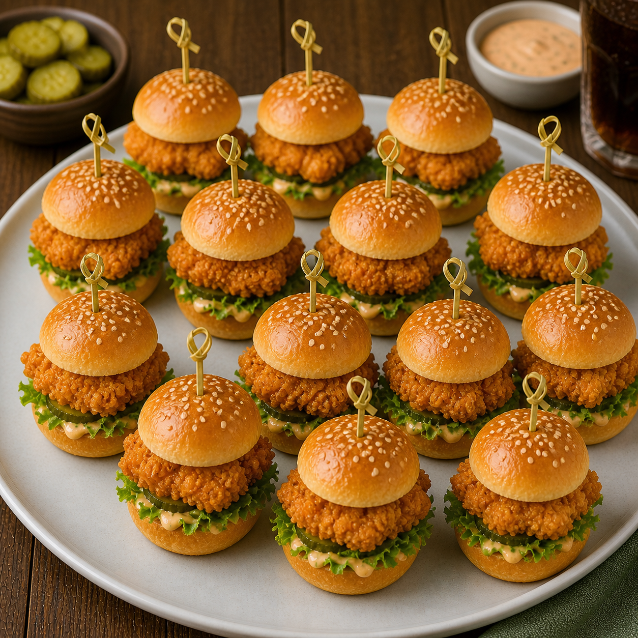 Mini Crispy Chicken Burger